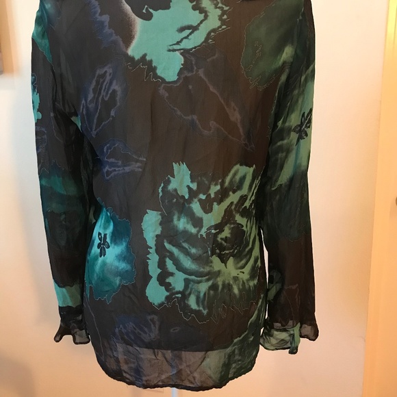 Carole Little Sheer Top - Picture 3 of 4